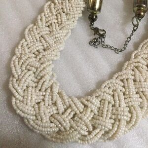 Chunky Braided Seed Bead Necklace